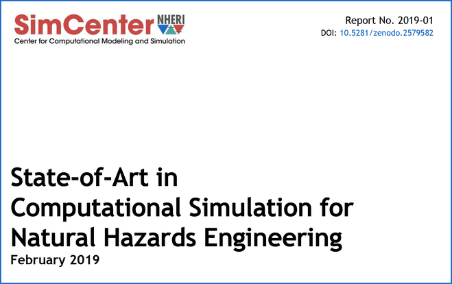 State of the Art in Computational Simulation for Natural Hazards Engineering (Report 2020-01) cover