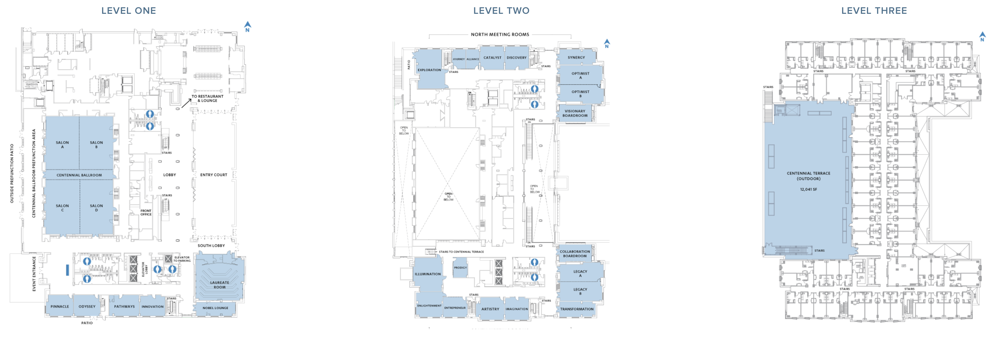 UCLA Meyer and Renee Luskin Conference Center Floor Plans